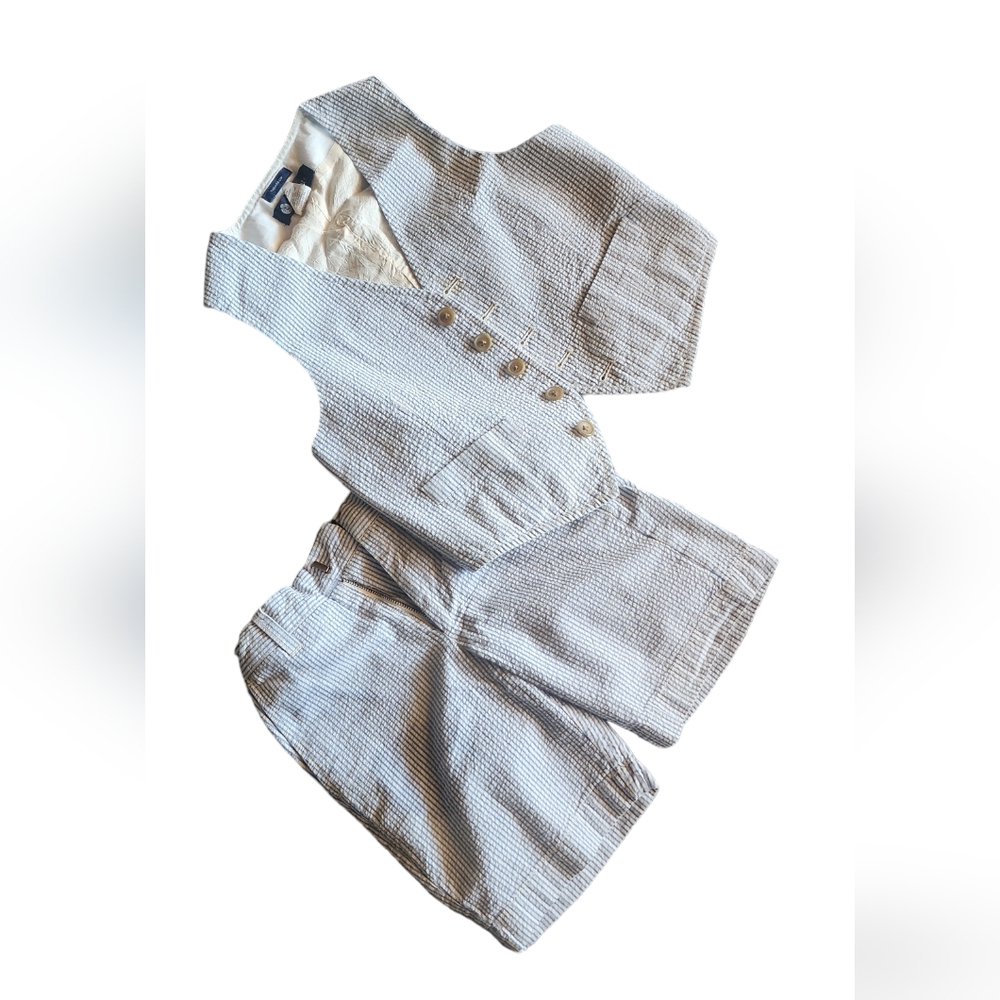 Crew cuts Thompson 2 piece vest/shorts